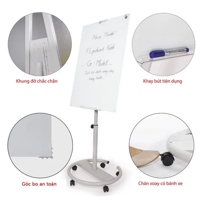 bang Flipchart Glass Model 