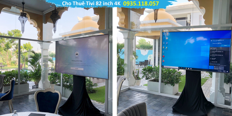 Cho Thue Tivi kich thuoc lon 82 inch o hcm