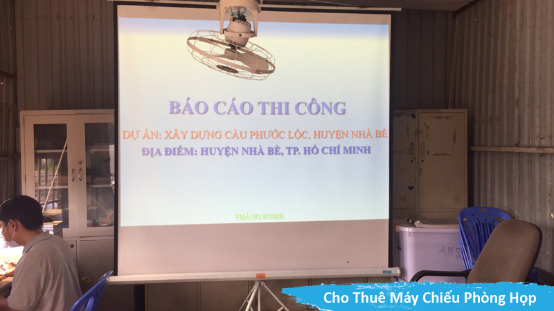 Cho thuê máy chiếu tại dự án xây cầu tại, 436 Đường Đào Sư Tích, Đê thủy Lợi Ấp 3, Phước Kiển, Nhà Bè (1)