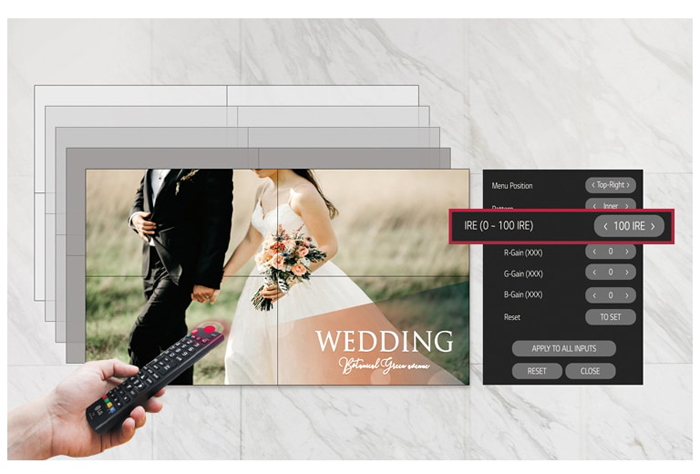 video wall LG 55SVH7E