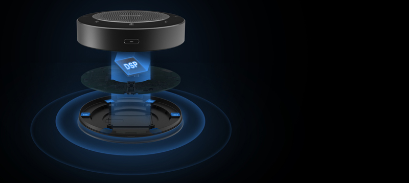 Micro & Speaker BM21 Bluetooth - 6 mic quét 360 độ 5m (1)