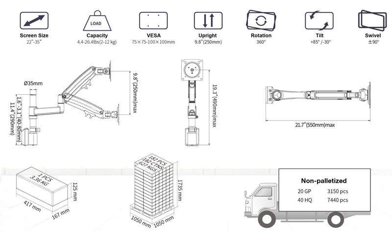 chan-treo-man-hinh-Partition Rail Mount M60