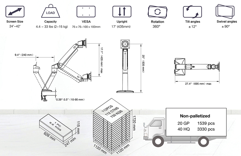 gia-treo-man-hinh-vi-tinh-nb-45-monitor desk stand adavi