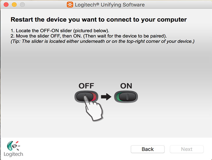 huong dan su dung chuot khong day logitech khi mat dau usb (3)