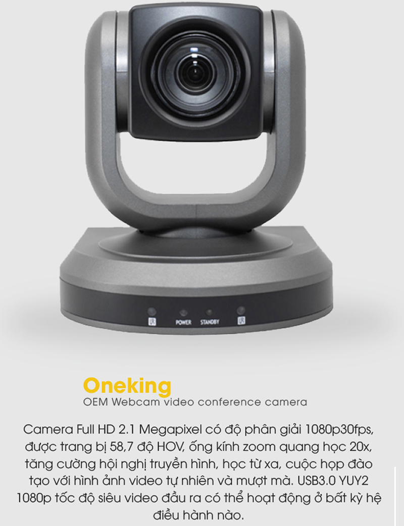 Camera hội nghị truyền hình Oneking HD920-U30-P5 | Maitel