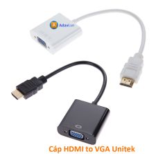 Dây Cáp HDMI to VGA Unitek