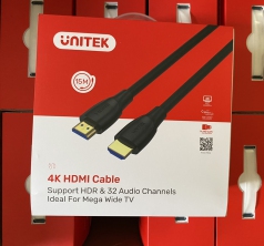 Dây Cáp HDMI 2.0 4K dài 20m Unitek C11046BK