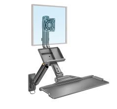 NB MC32 Giá Treo Màn Hình Kèm Bàn Phím 22-35 inch Gắn Tường