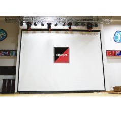 Màn Chiếu Điện Tử Exzen 300 inch tỷ lệ 4 3