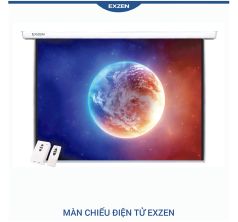 Màn Chiếu Điện Tử Exzen 135 inch tỷ lệ 1 1