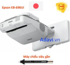 Máy Chiếu Siêu Gần Wifi tương tác Epson EB-696Ui