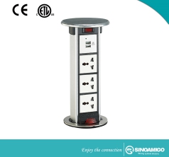 Ổ cắm điện âm bàn kèm sạc USB Sinoamigo STP-1 Seri cao cấp