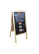 Bảng menu gỗ đứng hai mặt ITALA khung gỗ - Tân Hà
