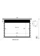 Màn chiếu Tab-Tension Apollo 150inch tỷ lệ 16 9