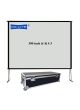 Màn chiếu khung gấp Da-lite 300 inch chiếu trước sau 4 3