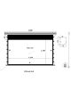 Màn chiếu Tab-Tension Apollo 100inch tỷ lệ 16 9