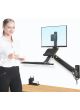 NB MB32 19-27 inch Giá Treo Màn Hình Găn Tường kèm mâm bàn phím